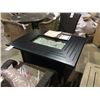 Image 2 : PARAMOUNT BLACK METAL RECTANGULAR OUTDOOR PROPANE FIRE PIT