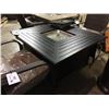 Image 2 : PARAMOUNT BLACK METAL SQUARE OUTDOOR PROPANE FIRE PIT