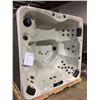 Image 2 : CAL SPA STERLING SILVER 7' LOUNGER , 35 JETS, WATERFALL, PREMIUM LED LIGHTING PACKAGE & 2X5.0HP PUMP