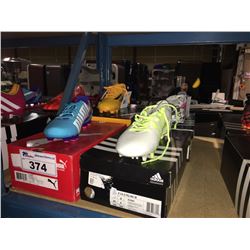 LOT OF ASSORTED SOCCER CLEATS - SIZE 7.5 US