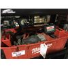 Image 2 : SHELF OF MILWAUKEE POWER TOOLS - DRILLS, SAWZALL, CIRCULAR SAW