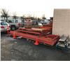 Image 2 : LARGE LOT OF ASSORTED ORANGE PALLET RACKING & CROSSBARS