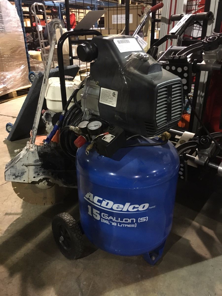 AC DELCO 15 GALLON AIR COMPRESSOR