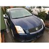 Image 2 : 2007 NISSAN SENTRA 2.0L, 4 DOOR SEDAN, BLUE, VIN # 3N1AB61E17L677098