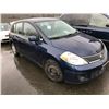 Image 2 : 2008 NISSAN VERSA, 4 DOOR HB, BLUE , VIN # 3N1BC13E28L350681