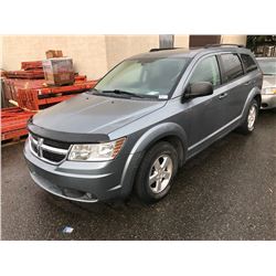 2009 DODGE JOURNEY, 4 DOOR SUV, BLUE, VIN # 3D4GG47B29T569251