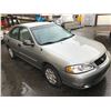 Image 2 : 2001 NISSAN SENTRA XL, 4 DOOR SEDAN, GREY, VIN # 3N1CB51DX1L465141