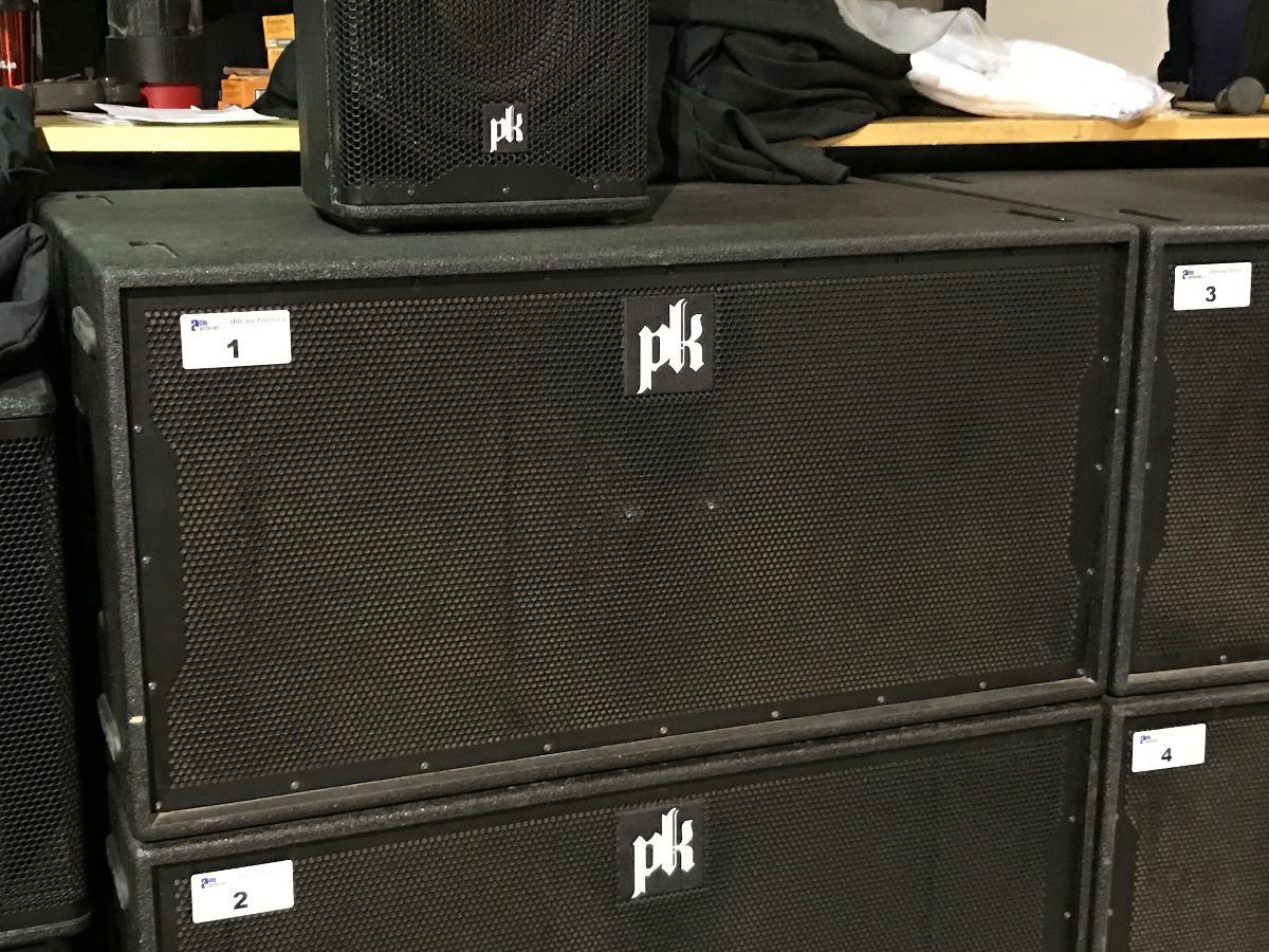 PK SOUND CX800 ACTIVE 2 X 18'' 2000 WATT SUBWOOFER - Able Auctions