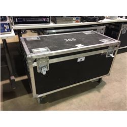 CUSTOM PK SOUND ROAD CASE, HOLDS 8X KLARITY 8 SPEAKERS, 28.5'' H X 48'' W X 24'' D