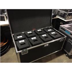 CUSTOM PK SOUND ROAD CASE, HOLDS 8X KLARITY 8 SPEAKERS, 28.5'' H X 48'' W X 24'' D