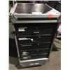 Image 2 : TOP MOUNT MIXER ROAD CASE WITH 12U MIXER RACK AND 16U FRONT RACK WITH 5 3U DRAWERS,