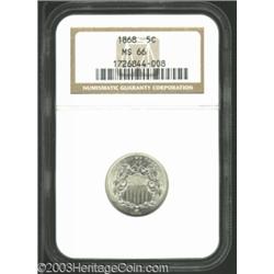 1868 5C MS66 NGC.