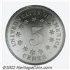 Image 2 : 1867 5C No Rays PR65 Cameo PCGS.