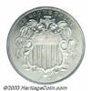 Image 1 : 1867 5C No Rays PR65 Cameo PCGS.