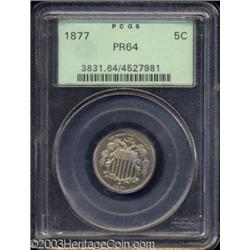1877 5C PR64 PCGS.