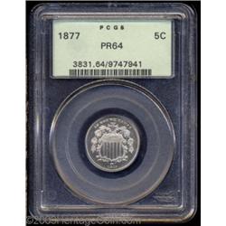 1877 5C PR64 PCGS.