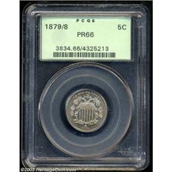 1879/8 5C PR66 PCGS.