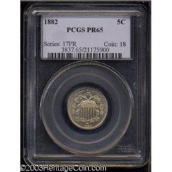 1882 5C PR65 PCGS.