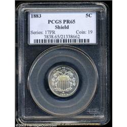 1883 5C PR66 PCGS.