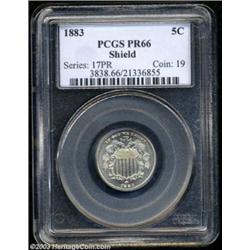 1883 5C PR66 PCGS.