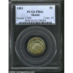 1883 5C PR66 PCGS.