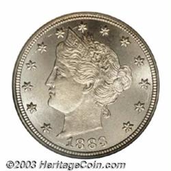 1883 5C No Cents MS67 NGC.