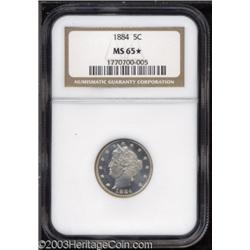 1884 5C MS65  NGC.