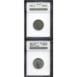 1906--Spots Tooled--ANACS, Unc Details, Net MS60,