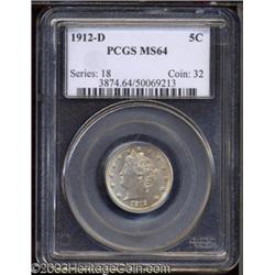 1912-D 5C MS64 PCGS.