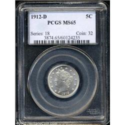 1912-D 5C MS65 PCGS.