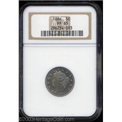 1884 5C PR65 NGC.