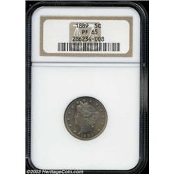 1889 5C PR65 NGC.