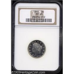 1893 5C PR65 NGC.