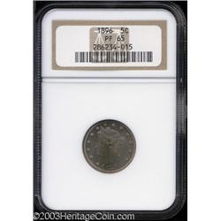 1896 5C PR65 NGC.