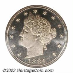 1884 5C PR68 Cameo NGC.