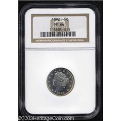 1892 5C PR66 NGC.