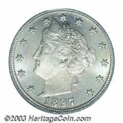 1897 5C PR67 Cameo PCGS.