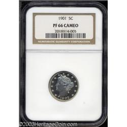 1901 5C PR66 Cameo NGC.