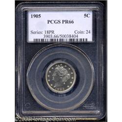 1905 5C PR66 PCGS.