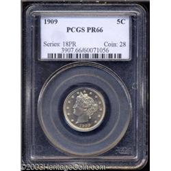 1909 5C PR66 PCGS.
