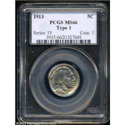 1913 5C Type One MS66 PCGS.