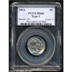 1913 5C Type One MS66 PCGS.