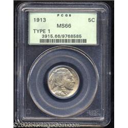 1913 5C Type One MS66 PCGS.