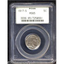 1917-S 5C MS65 PCGS.