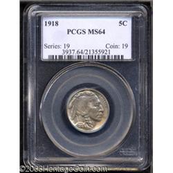 1918 5C MS64 PCGS.