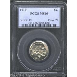 1919 5C MS66 PCGS.