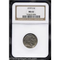 1919-S 5C MS62 NGC.