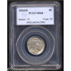 1924-D 5C MS64 PCGS.