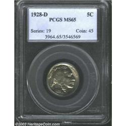 1928-D 5C MS65 PCGS.