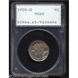 1928-D 5C MS65 PCGS.